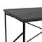 Martha Stewart 23.5 in. D X 47.25 in. W X Engineered Wood, Steel, Black Top/Oil Rubbed Bronze Frame XU-DK-4-BK-MS - alternate 7